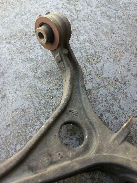 And the lower control arm was also bent