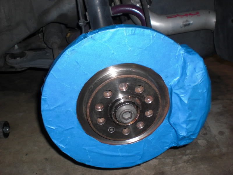 how to paint brake rotors