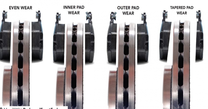 Reading Brake Pads: What can a worn set of brake pads tell you? - Safe